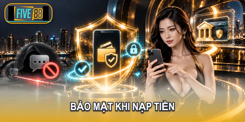 Người dùng bảo mật giao dịch nạp tiền Five88