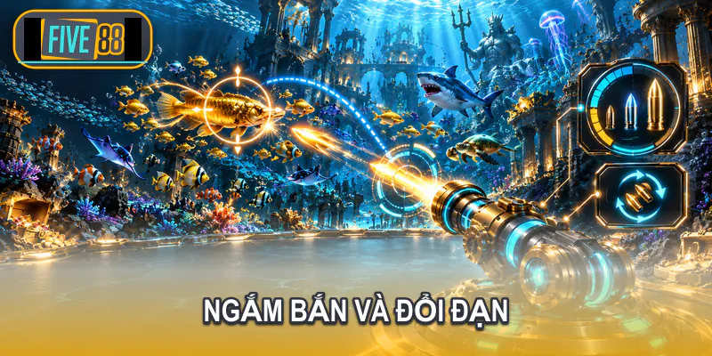 Quỹ đạo đạn từ pháo đến mục tiêu trong bắn cá
