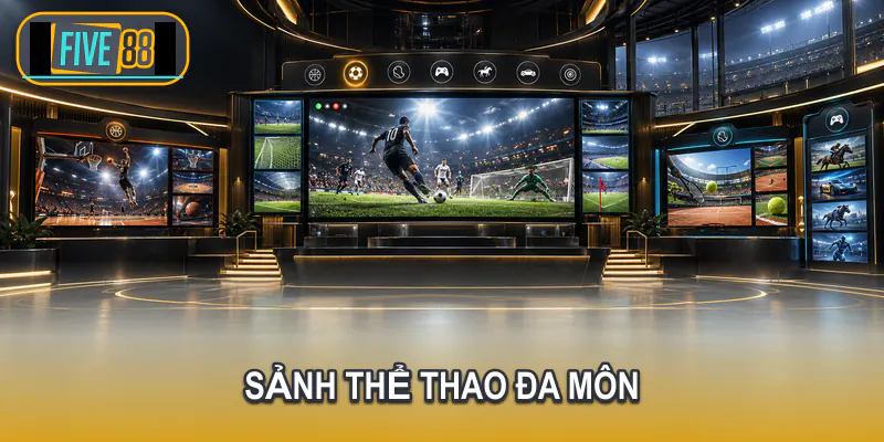 Giao diện sảnh thể thao đa môn tại Five88